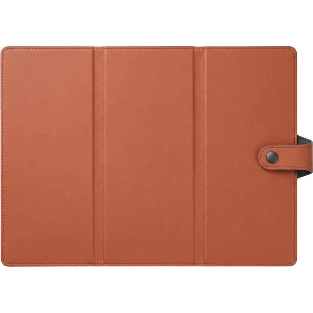 Yfbdr Three-Panel Folding Travel Mouse Pad with Snap Strap 330 x 240 mm Terracotta - Product view